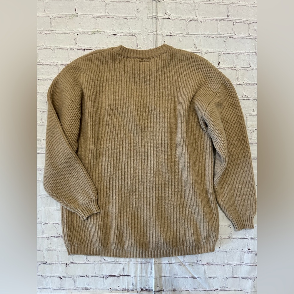 Taylor Swift Authentic Folklore Cable knit Cabin Sweater Beige Size Medium - Picture 5 of 6